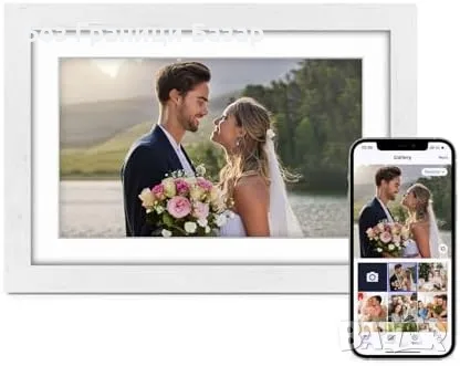 Нова Смарт дигитална рамка 10.1” WiFi 32GB Uhale, подарък идея спомен, снимка 1