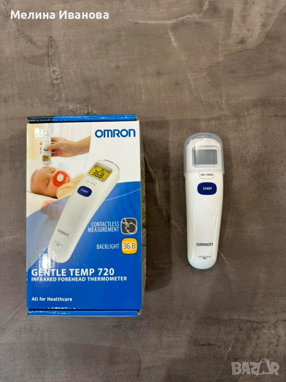 ИНФРАЧЕРВЕН ТЕРМОМЕТЪР ОМРОН GENTLE TEMP 720, снимка 1
