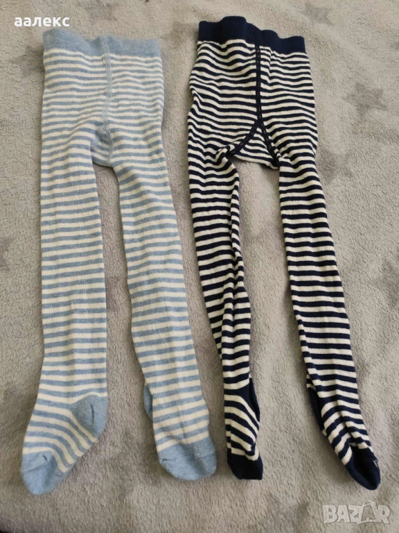 Нови неизползвани НМ детски чорапогащници 74-80 за 6 - 12 мес, снимка 1