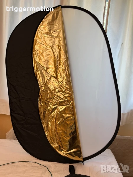 Neewer 5 в 1 мултифункционален фотографски рефлектор за студио и външна фотография 100×150 см, снимка 1