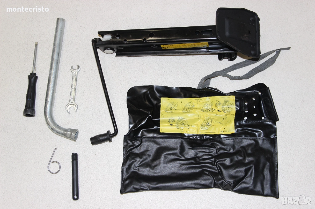 Авариен комплект крик VW Sharan (1995-2010г.) ключ за гуми 7M0011031E, снимка 1