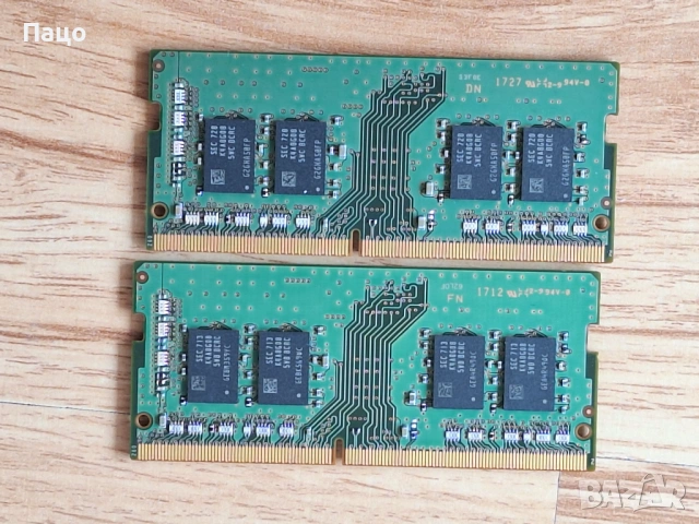 Памет 16GB/2X8/ DDR4 2400 Samsung , снимка 13 - Лаптоп аксесоари - 53584508