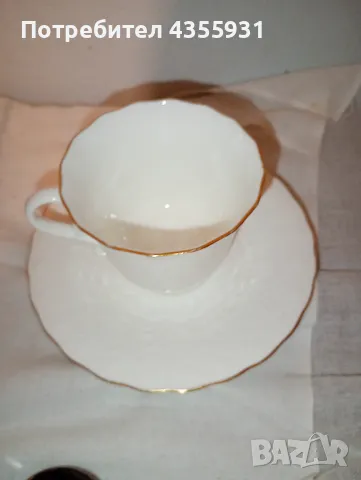 сет стар български костен порцелан Бонония Видин, снимка 2 - Антикварни и старинни предмети - 48802356