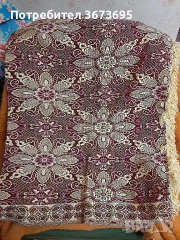 ЖАКАРДОВА ПОКРИВКА ПАМУЧНА  МАТЕРИЯ  ЗА СПАЛНЯ, снимка 2 - Покривки за легло - 48897047