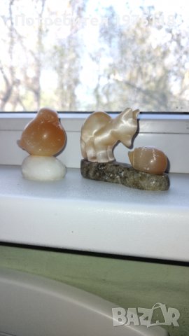 От 1960 та година Истински руски селенит ръчна изработка върху мрамор , снимка 3 - Антикварни и старинни предмети - 40522227