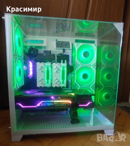Гейм PC Ryzen 5700x,b550 Taichi,MSI Suprim RTX 3070,32gb ddr4,1tb nvme, снимка 4 - Геймърски - 52674635