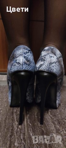 Обувки на висок ток - ЕСТЕСТВЕНА КОЖА , снимка 11 - Дамски обувки на ток - 40980176