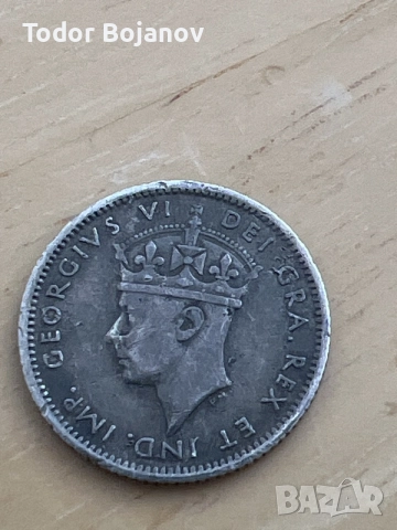 Сребърна монета Newfoundland 10 Cents 1941 – George VI, снимка 2 - Нумизматика и бонистика - 55911490