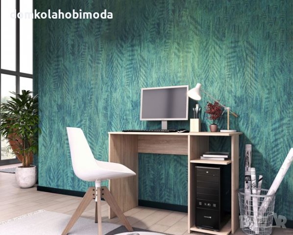 Бюро с 2 Рафта 100x45x73.5см, 19 килограма, снимка 3 - Работни маси и бюра - 39680122