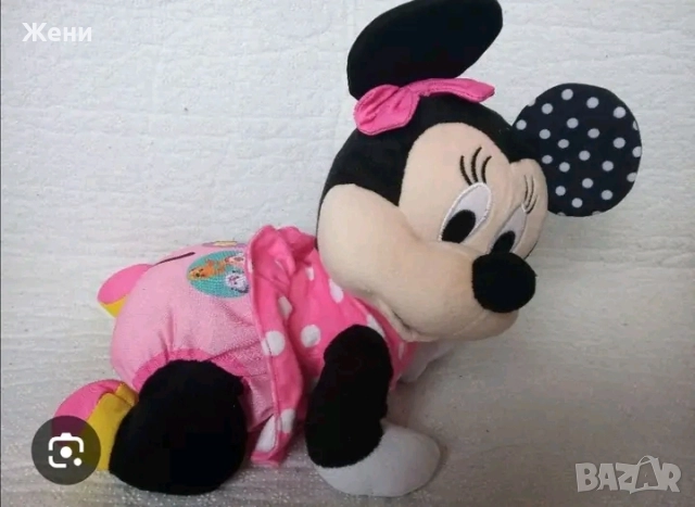 Интерактивна плюшена играчка ClementoniMinnie Mouse Disney Мини Маус Дисни, снимка 6 - Музикални играчки - 48465035