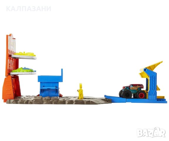 Hot Wheels - Монстер тракс: Комплект Експлозията Mattel HFB12, снимка 3 - Коли, камиони, мотори, писти - 44158375