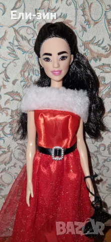 оригинална кукла Барби стилизирана за Коледа като Снежанка, снимка 5 - Кукли - 48350070