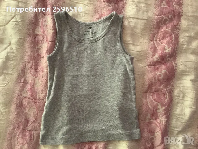 Детски памучни потничета 1,5 - 2 год, 5 броя, снимка 5 - Други - 50323061