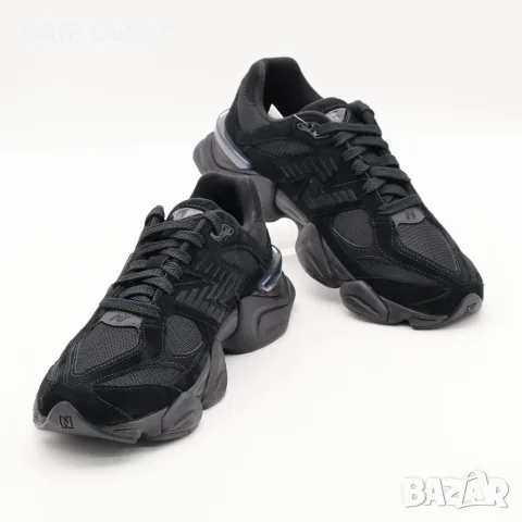 !НОВИ! New Balance 9060 | Triple Black | + КУТИЯ, снимка 3 - Маратонки - 55750956