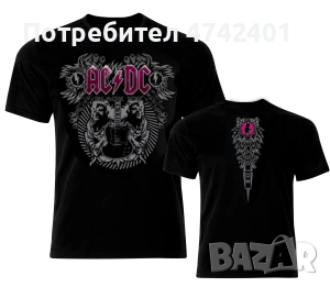 Рок метъл тениски AC DC, снимка 3 - Тениски - 53535203