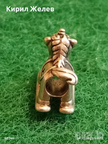 Сребърен талисман Люлеещо се конче Бруно еднорога на Pandora 50802, снимка 4 - Колиета, медальони, синджири - 52889776