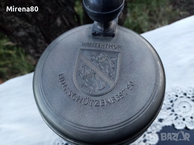 Винтидж халба - немска солна керамика, снимка 5 - Антикварни и старинни предмети - 52950591