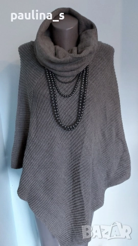 Три различни броя пончо / Стилна наметка , снимка 10 - Палта, манта - 33295953