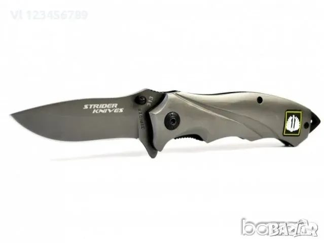 Изцяло метален сгъваем нож STRIDER KNIVES-3 варианта, снимка 8 - Ножове - 48279430