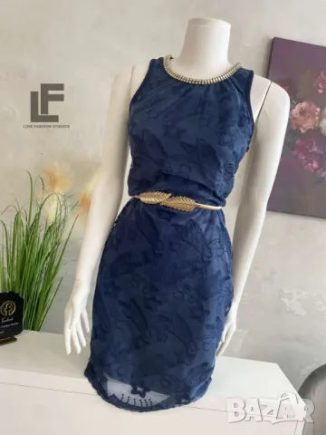 Рокля LFS Glam Season Blue 9420  , снимка 2 - Рокли - 50434774