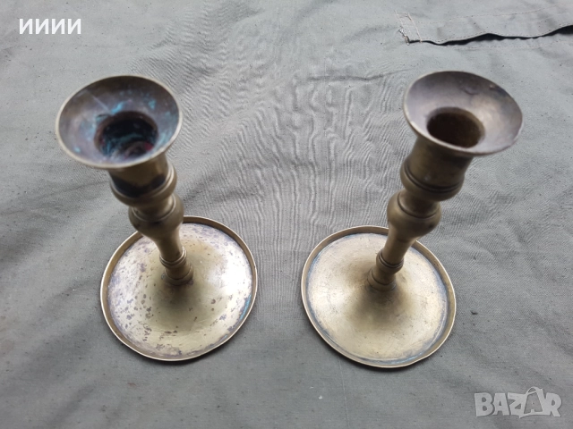 Бронзов свещник 2 бр