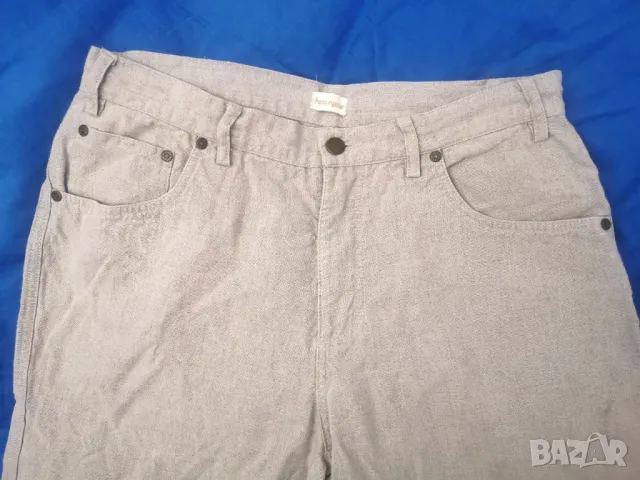 🏕️ СЕЗОННА ОФЕРТА 🧭 HESSNATUR / елегантен ленен панталон, снимка 7 - Панталони - 47932701