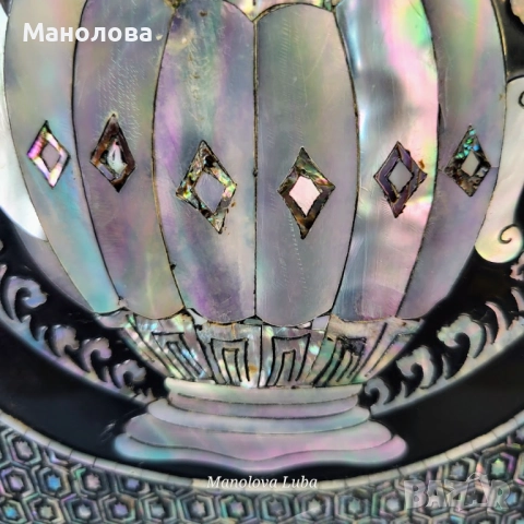 Корейска кутия за бижута инкрустирана със седеф., снимка 18 - Антикварни и старинни предмети - 51900483