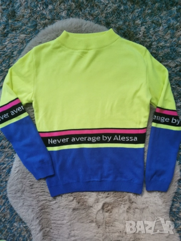 Alessa пуловер Неон, Алеса , снимка 4 - Блузи с дълъг ръкав и пуловери - 52303379