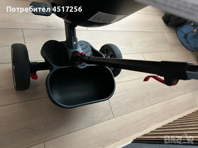 CHIPOLINO Триколка СМАРТ 360° ЧЕРНА, снимка 8 - Детски велосипеди, триколки и коли - 55776423