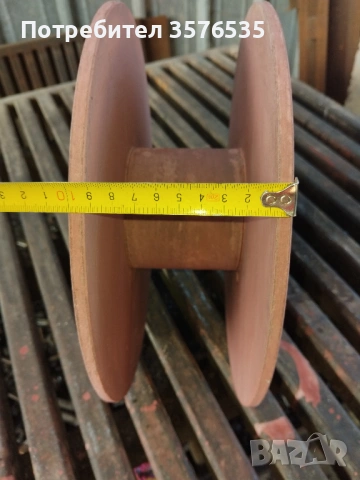 Масивна метална макара за стоманено въже (Ф300 мм), снимка 3 - Други машини и части - 53751906