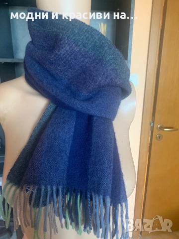 Шал агнешка вълна, снимка 6 - Шалове - 52514225