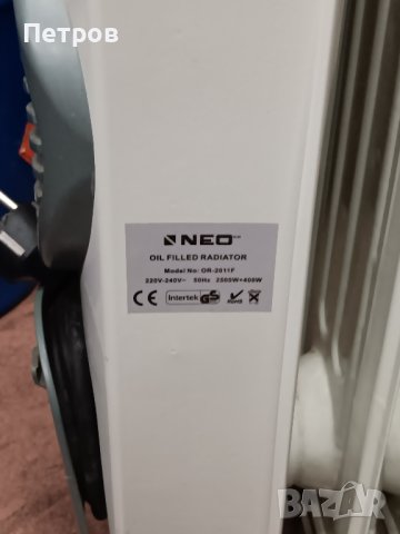 Маслен Радиатор NEO mod.OR-2011F , снимка 2 - Радиатори - 44479353
