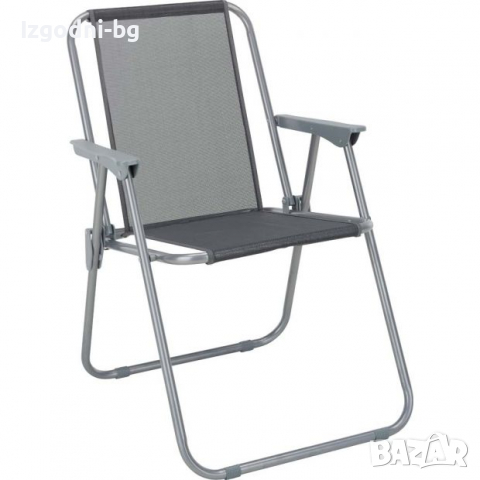 Градински сгъваем метален стол , снимка 2 - Градински мебели, декорация  - 36294363