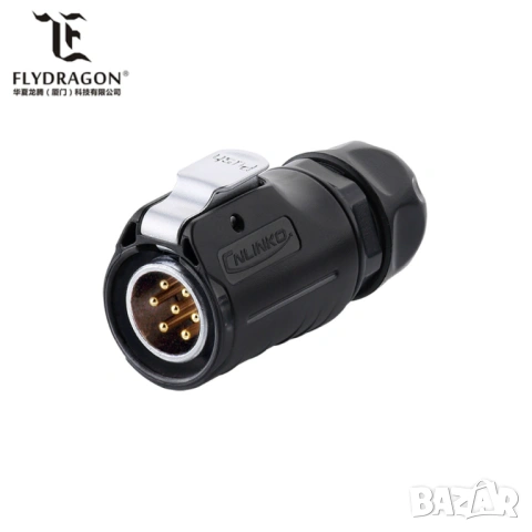 Cnlinko LP-20-C07PE-01-022 7 Pin Male/Female Cable Plug