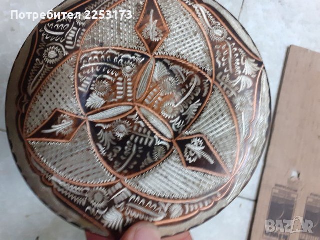 Медна чинийка арабска, снимка 4 - Декорация за дома - 30452133