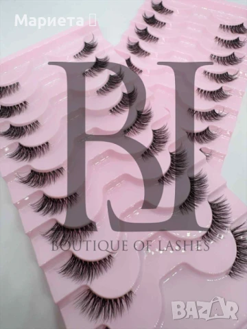 3D мигли естествен косъм , снимка 2 - Декоративна козметика - 50961269