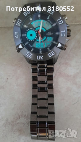 CASIO Edifice-мъжки часовник-water resistant-stainless steel, снимка 14 - Мъжки - 44531754