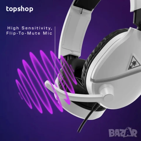 НОВИ геймърски слушалки Turtle Beach Recon 70 за PS5, PS4, Xbox Series X|S, Xbox One, компютър..., снимка 4 - Слушалки и портативни колонки - 50525486