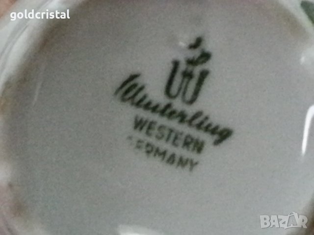 Стар немски порцелан Бавария чашка за кафе  , снимка 3 - Антикварни и старинни предмети - 42136005