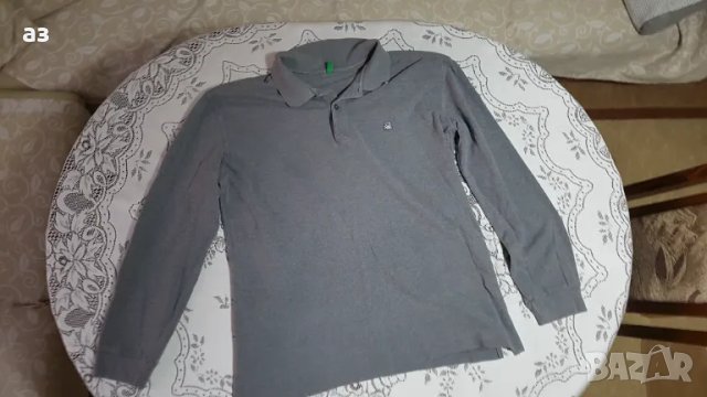 Памучна блуза с дълги ръкави United Colors of Benetton