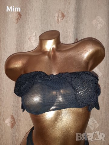 Viktoria's Secret S Черно дантелено бюстие , снимка 6 - Корсети, бюстиета, топове - 39014797
