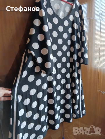 Красива, нова, макси рокля на точки , снимка 6 - Рокли - 53837747