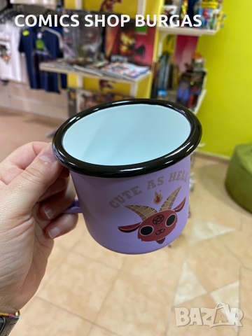 Емайлирана МАТОВА ретро чаша - КАНЧЕ, снимка 6 - Чаши - 34786750