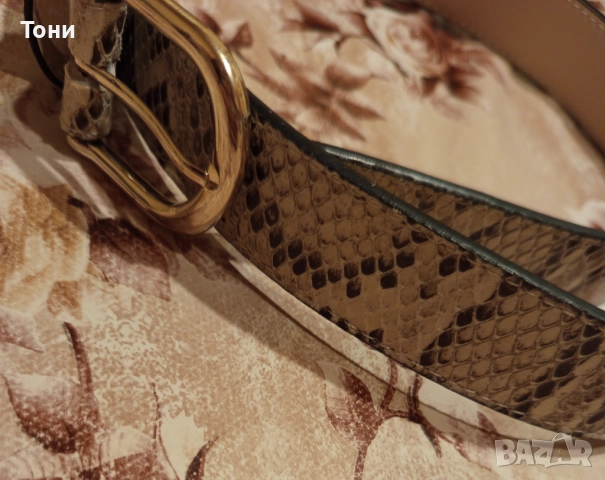 H&M Нов Красив Дамски Кожен Колан М/115см., снимка 14 - Колани - 52684500