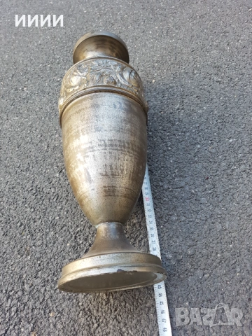 Голяма стара ваза, снимка 3 - Антикварни и старинни предмети - 53856251