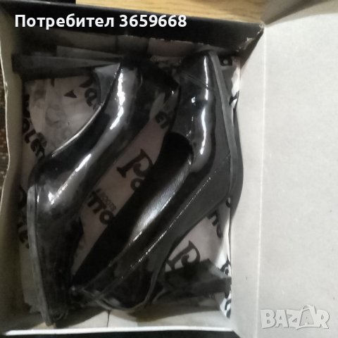 Дамски комплект обувки и чанта, лачени, снимка 8 - Дамски обувки на ток - 40197488