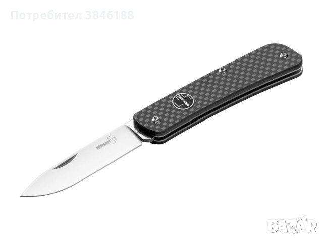 Böker Plus Tech Tool Carbon 1 Taschenmesser Slipjoint   , снимка 3 - Ножове - 42262942