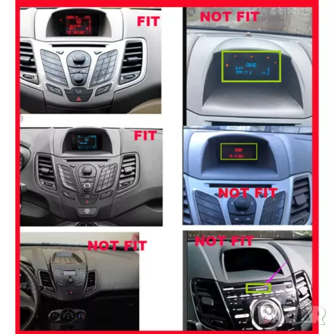 Мултимедия, Двоен дин, Навигация, за Ford Fiesta 2009-2014, Форд Фиеста, плеър, екран, Android, 2DIN, снимка 11 - Аксесоари и консумативи - 49090430