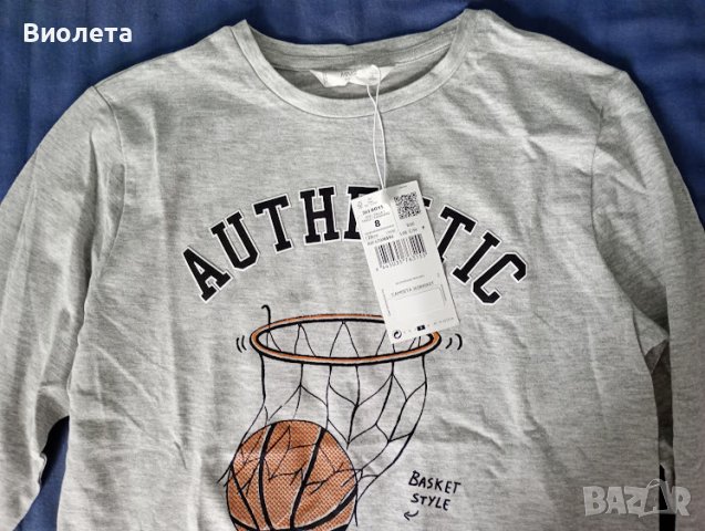 Детска блуза Mango с дълъг ръкав 8 години