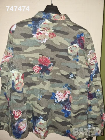 Камуфлажна риза тип дънкова, ХЛ, нова, снимка 5 - Ризи - 51355754